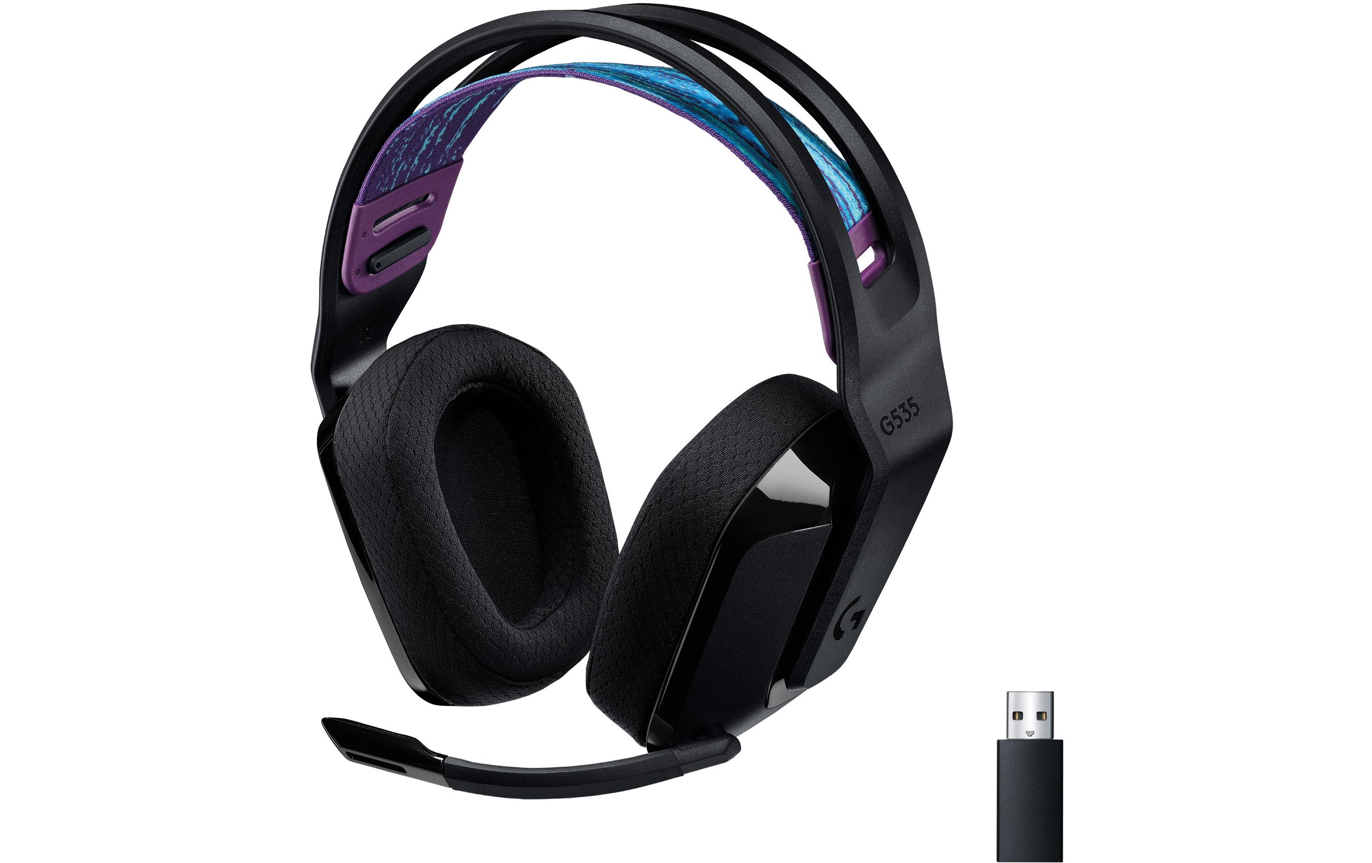 Logitech G G535 LIGHTSPEED Wireless Gaming Headset - Headset - ohrumschließend - LIGHTSPEED - kabellos - Schwarz - Discord Certified