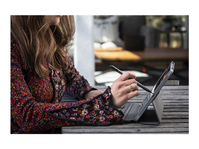 ZAGG Pro Keys - Tastatur und Foliohülle - mit Trackpad - QWERTZ - Deutsch - Schwarz/Grau Eingabegerät