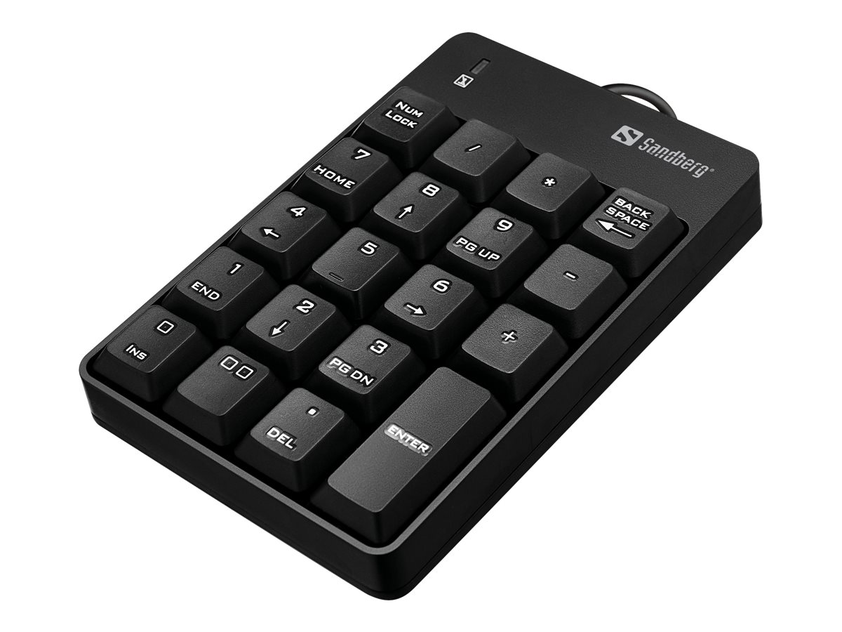 Sandberg USB Wired Numeric Keypad - Tastenfeld Eingabegerät
