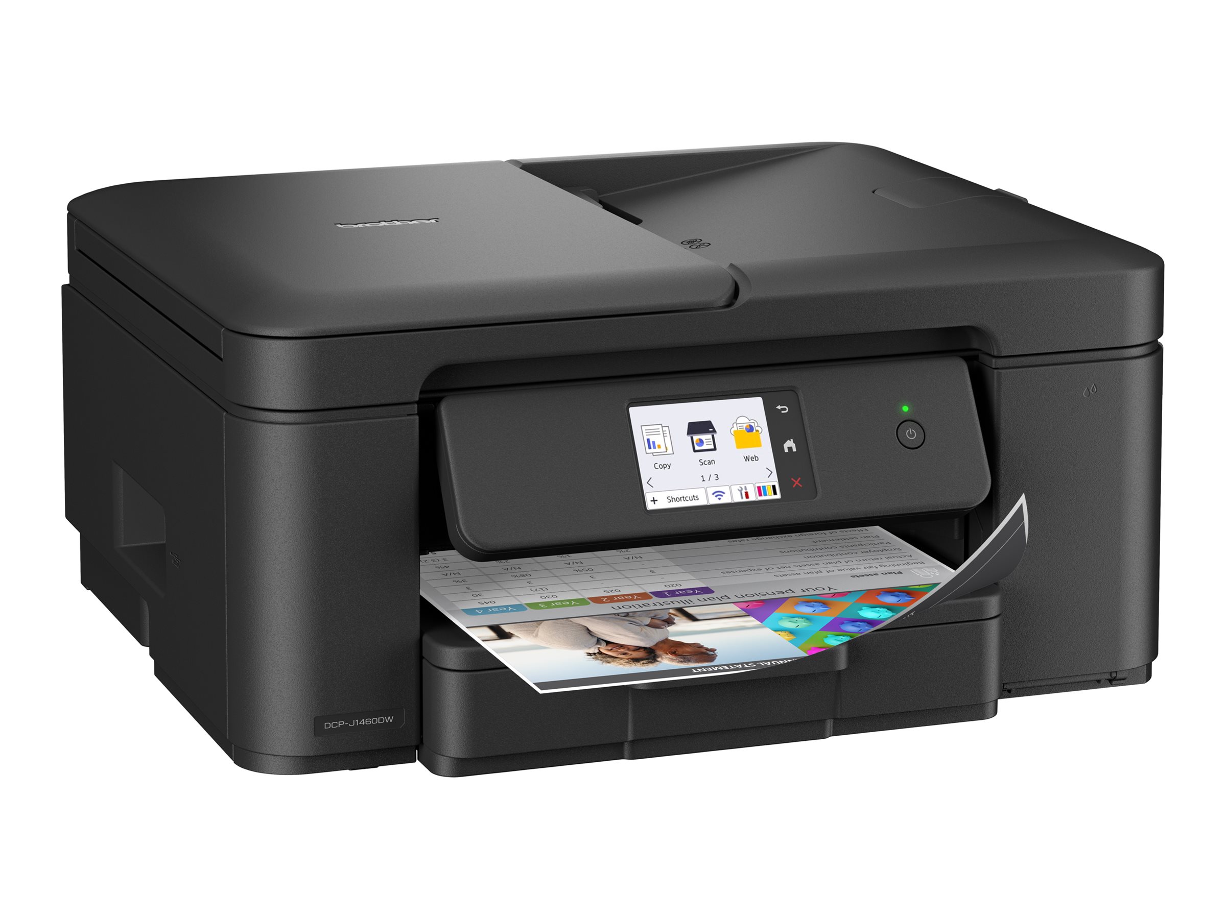 Brother DCP-J1460DW - Multifunktionsdrucker - Farbe - Tintenstrahl - A4/Legal (Medien) - 150 Blatt - USB 2.0, Wi-Fi(n)