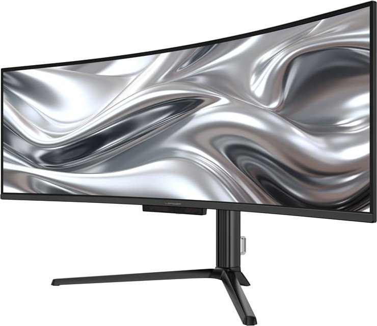 LC Power Curved Gaming-Monitor LC-M49QCO QD-OLED-Display 124,46 cm (49") DQHD, QD-OLED /Non-Glare, 0,03 ms
