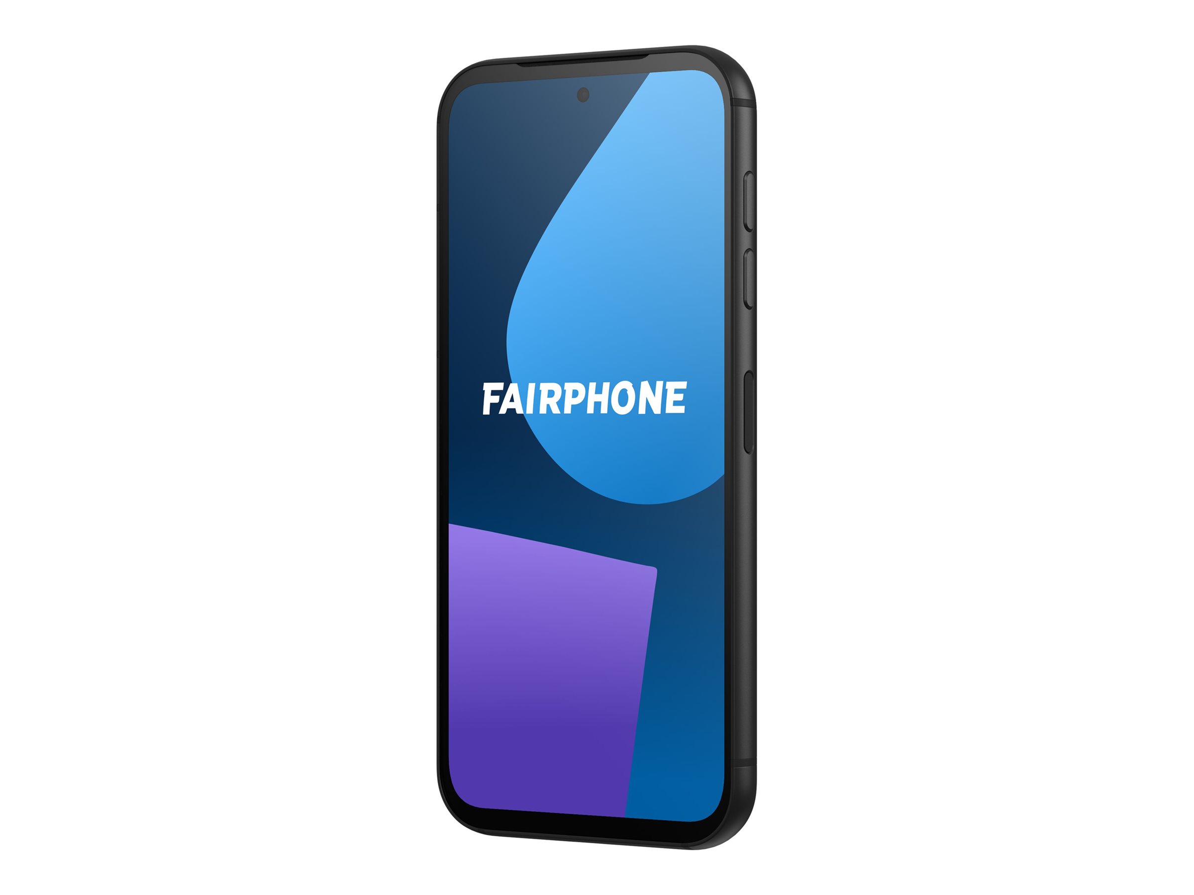 Fairphone 5 - 5G Smartphone - Dual-SIM - RAM 6 GB / Interner Speicher 128 GB - microSD slot - OLED-Display - 6.46" - 2700 x 1224 Pixel (90 Hz) - 2 x Rückkamera 50 MP, 50 MP - front camera 50 MP - mattschwarz