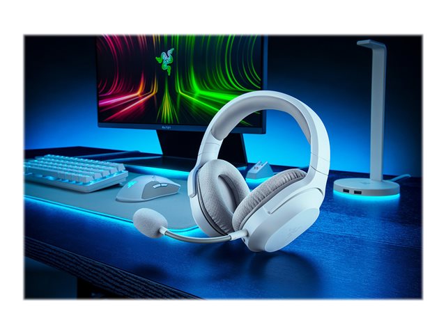 Razer Barracuda X - Headset - ohrumschließend - Bluetooth / 2,4 GHz Funkfrequenz - kabellos, kabelgebunden - 3,5 mm Stecker, USB-C - Geräuschisolierung - Quecksilber