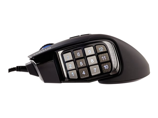 CORSAIR Gaming Scimitar RGB Elite - Maus - USB - Schwarz