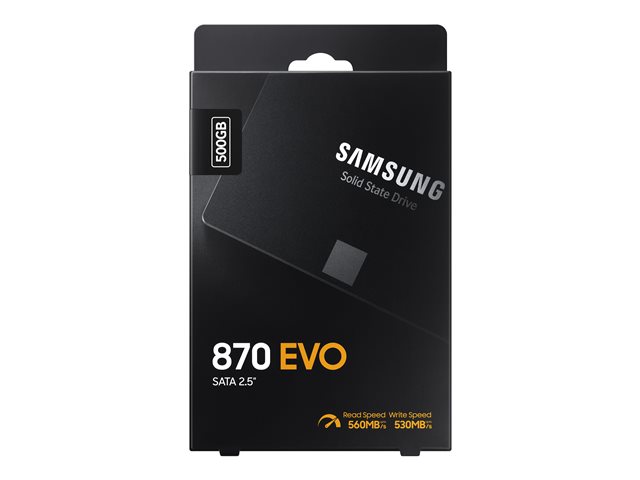 Samsung 870 EVO MZ-77E500B - SSD - 500 GB - SATA 6Gb/s