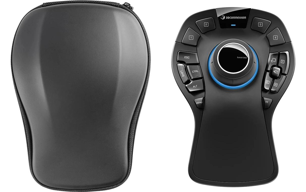 3Dconnexion SpaceMouse Pro Wireless - Bluetooth Edition - 3D-Maus - 2.4 GHz
Bluetooth
USB-C