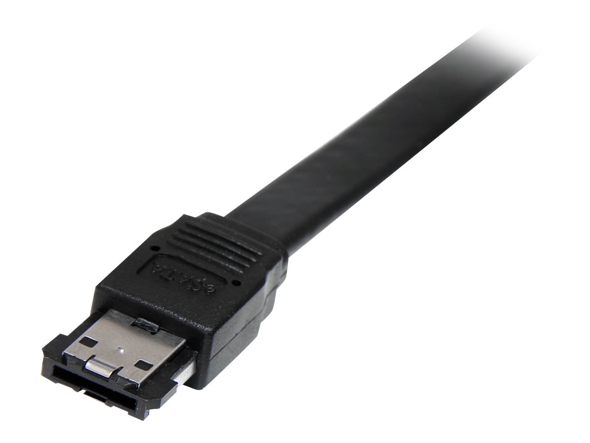 StarTech.com 90cm externes eSATA-Kabel geschirmt - St/St - eSATA-Kabel - Serial ATA 150 - eSATA (M) zu eSATA (M) - 91 cm - Schwarz - für P/N: PEXUSB311A1E, S351BMU33ET, S351BMU33ETG, SDOCKU313E, SDOCKU33EF, TB2DOCK4K2DP