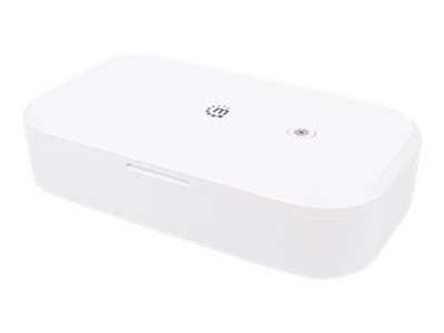 Manhattan UV Phone Sanitizer (Clearance Pricing)
Integrated UV LEDs to eliminate germs
viruses and bacteria
Quick 1-minute or 5-minute cleaning cycle
Auto-off UV light when opened
White
Three Year Warranty
Retail Box - UV-Desinfektionskammer für Handy