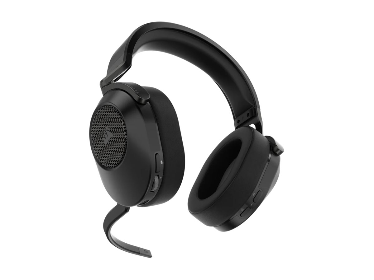 CORSAIR Gaming HS65 WIRELESS - Headset - ohrumschließend - Bluetooth / 2,4 GHz Funkfrequenz - kabellos - Kohle
