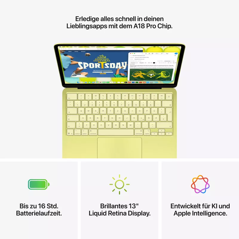 Apple MacBook Neo 13 zitrus A18 Pro 8GB/256GB (MHFD4D/A)