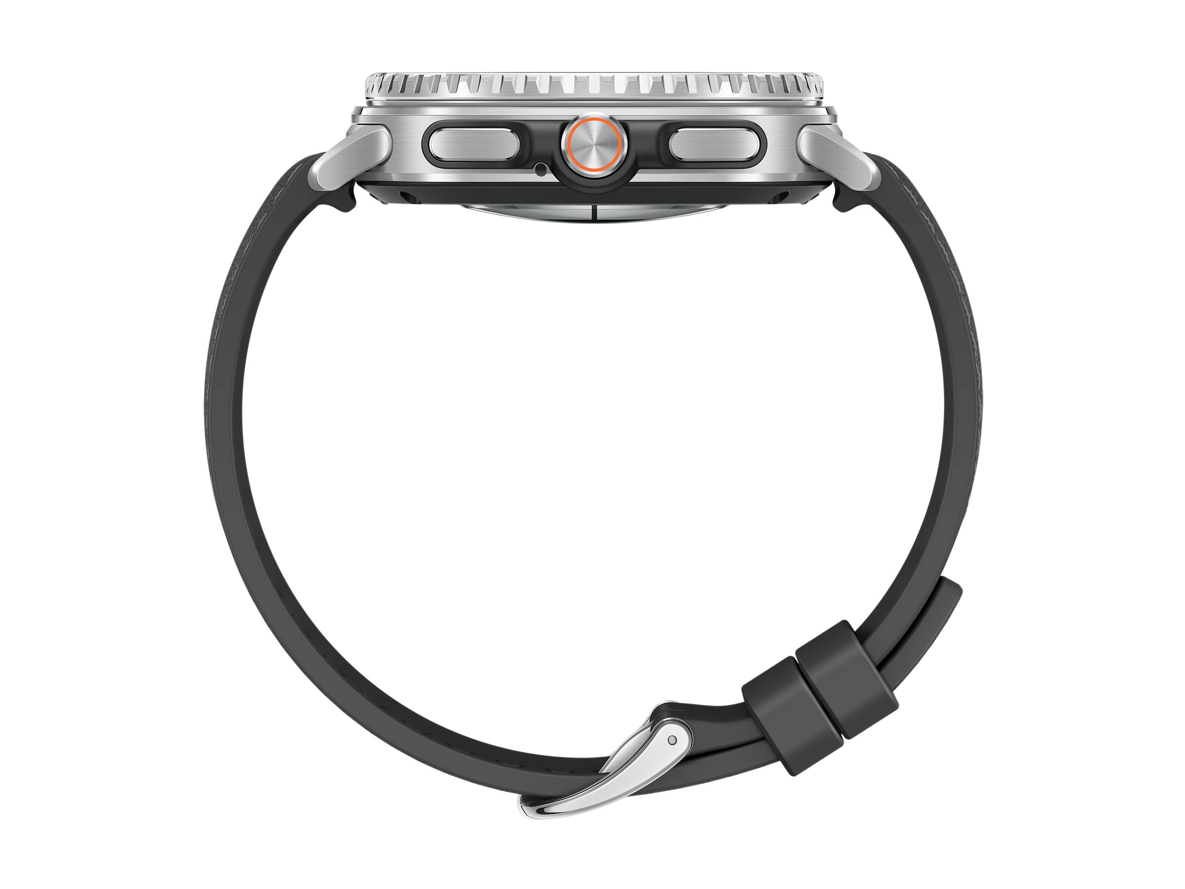 Samsung Galaxy Watch8 Classic - 46 mm - intelligente Uhr mit hybrid band - Hybrid-Eco-Leder - Bandgröße: S/M/L - Anzeige 3.4 cm (1.34") (SM-L500NZKADBT)