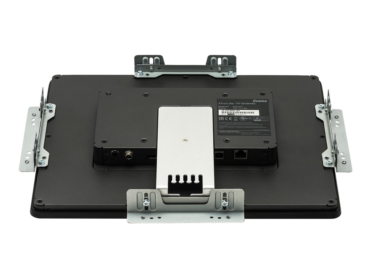 iiyama ProLite TF1515MC-B2 - LED-Monitor - 38.1 cm (15") - offener Rahmen - Touchscreen - 1024 x 768 - TN - 350 cd/m² - 800:1 - 8 ms - HDMI, VGA, DisplayPort - Schwarz