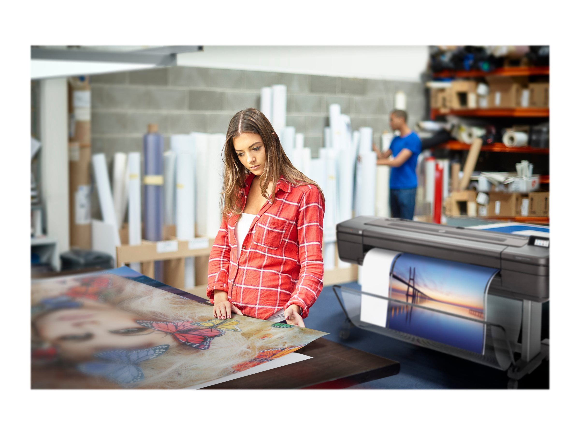 HP DesignJet Z9+dr PostScript - Großformatdrucker - Farbe - Tintenstrahl