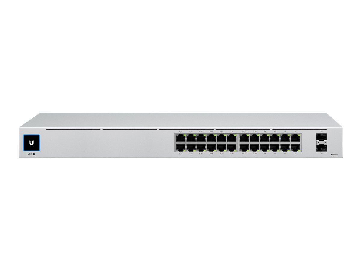 Ubiquiti USW-24-POE managed 24-Port Gigabit PoE+ Switch 95W mit 2x SFP Rack 1U