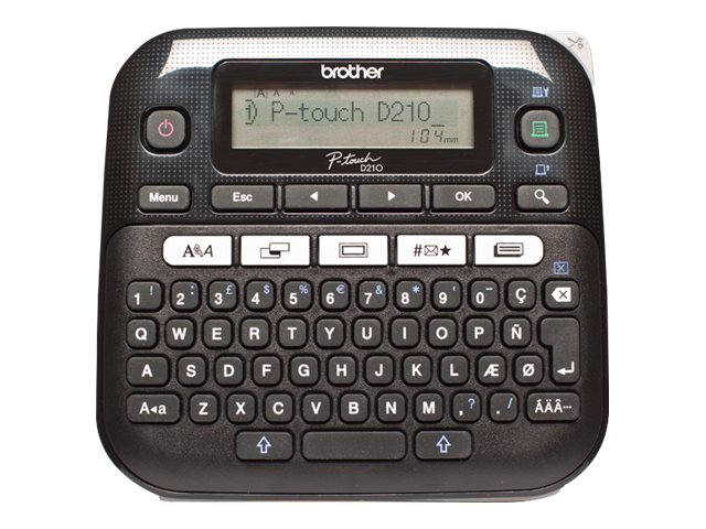 Brother P-Touch PT-D210 - Beschriftungsgerät - s/w - Thermotransfer