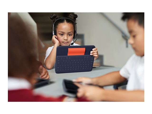 Logitech Rugged Combo 3 For Education - Tastatur und Foliohülle Eingabegerät