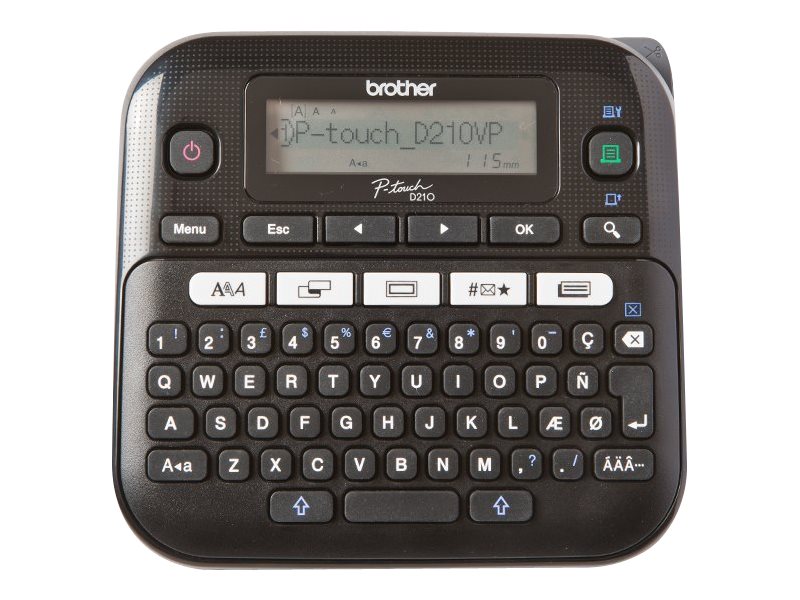 Brother P-Touch PT-D210VP - Beschriftungsgerät - s/w - Thermotransfer
