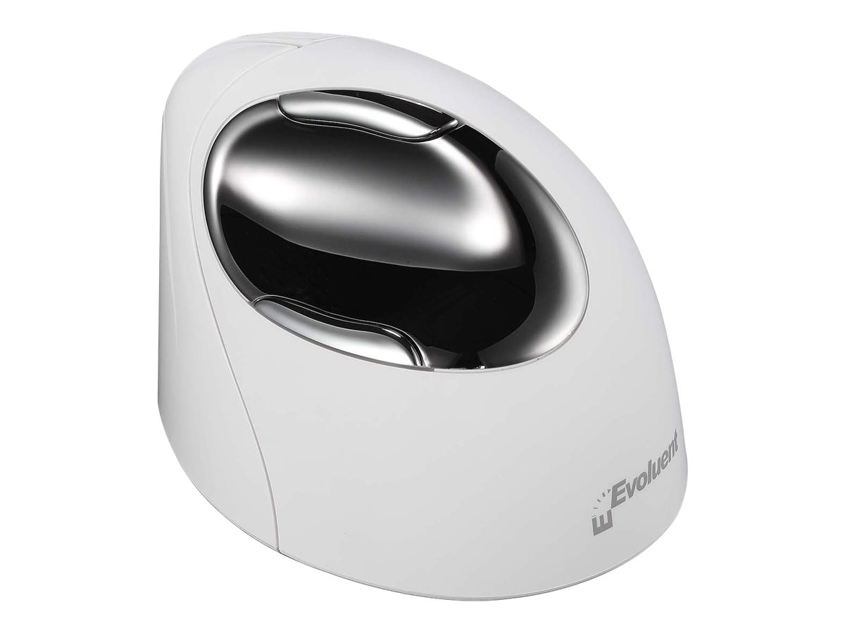 Evoluent VerticalMouse 4 Right Mac - vertikale Maus - Bluetooth - weiß