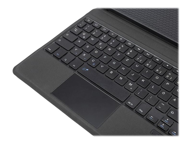 Tucano Tasto - Tastatur und Foliohülle - mit Trackpad - QWERTZ - Schwarz Eingabegerät