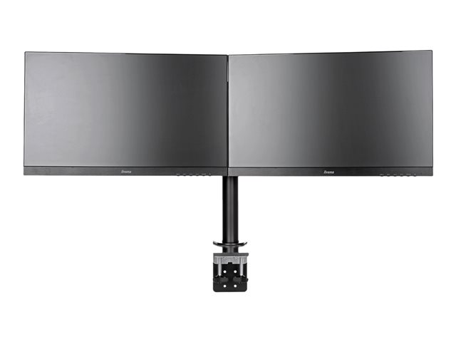 Iiyama DS1002C-B1 Befestigungskit - einstellbarer Arm - für 2 Monitore - Schwarz