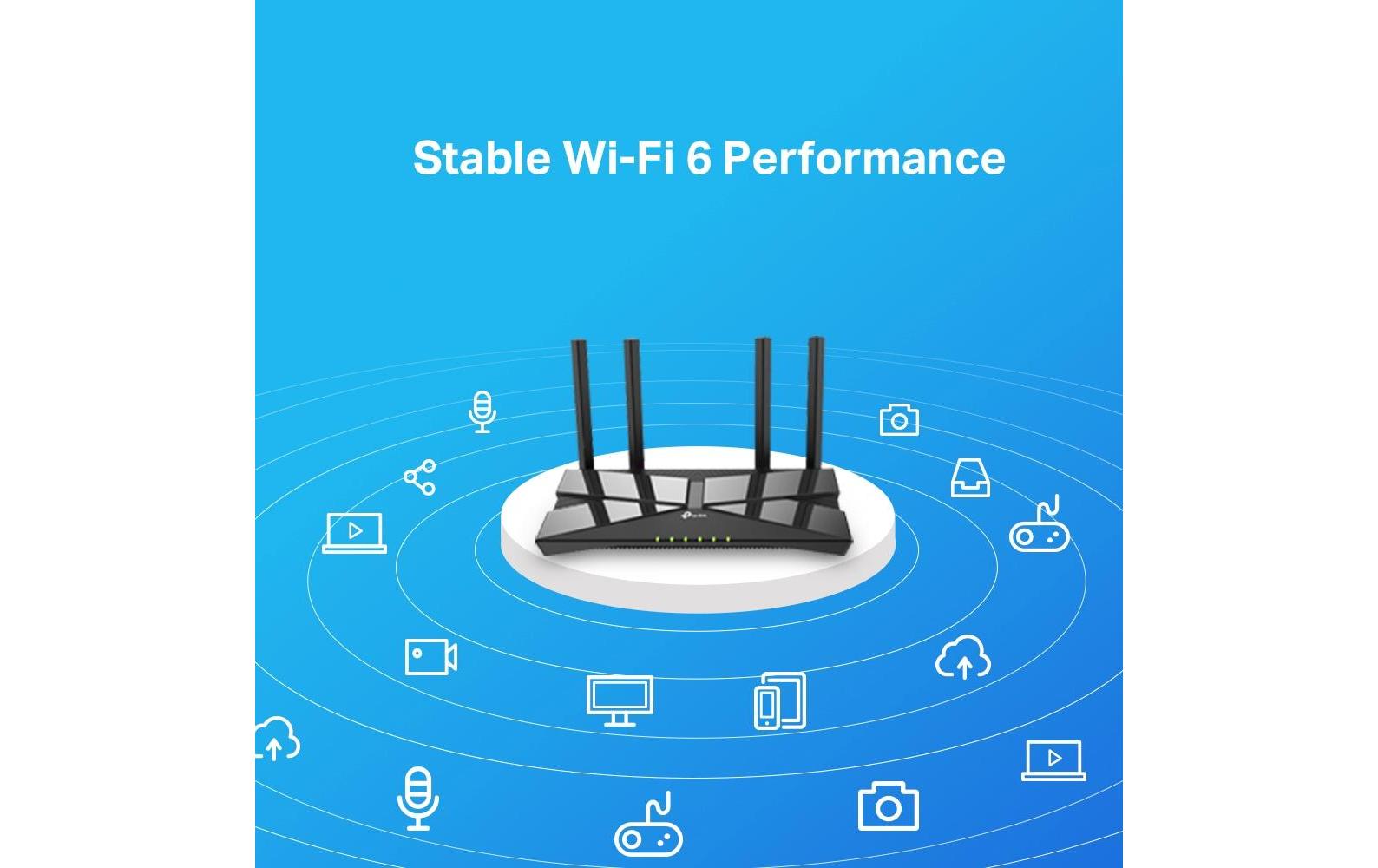 TP-Link Archer AX10 - Wireless Router - Wi-Fi 6 - Desktop