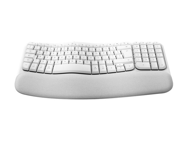 Logitech Ergo Series Wave Keys for Mac - Tastatur - QWERTZ - Deutsch - Off-White Eingabegerät