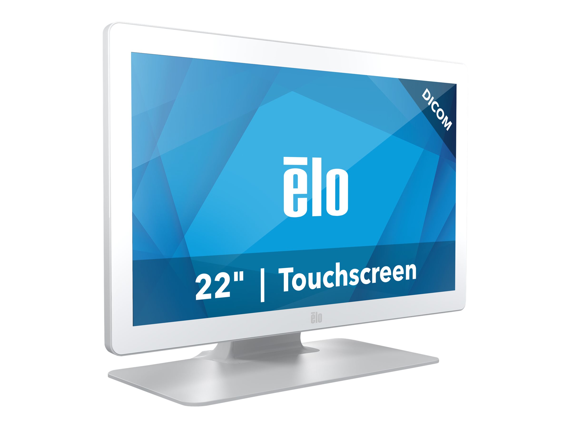 Elo 2203LM - Medical Grade - LCD-Monitor - 55.9 cm (22") (21.5" sichtbar) - Touchscreen - 1920 x 1080 Full HD (1080p) @ 60 Hz - 250 cd/m² - 3000:1 - 25 ms - HDMI, VGA - Lautsprecher - weiß