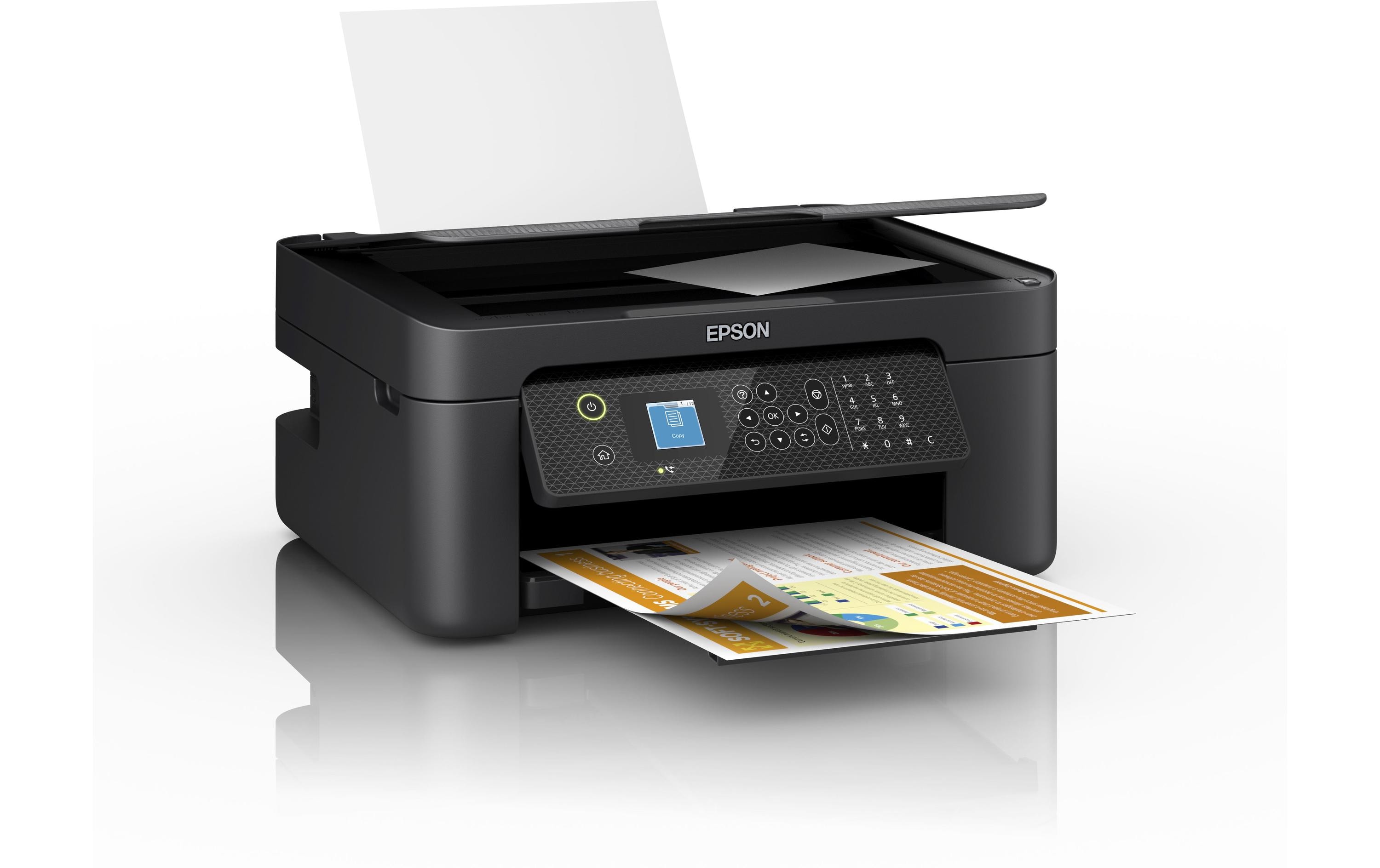 EPSON WorkForce WF-2910DWF 4 in 1 Tintenstrahl-Multifunktionsdrucker schwarz