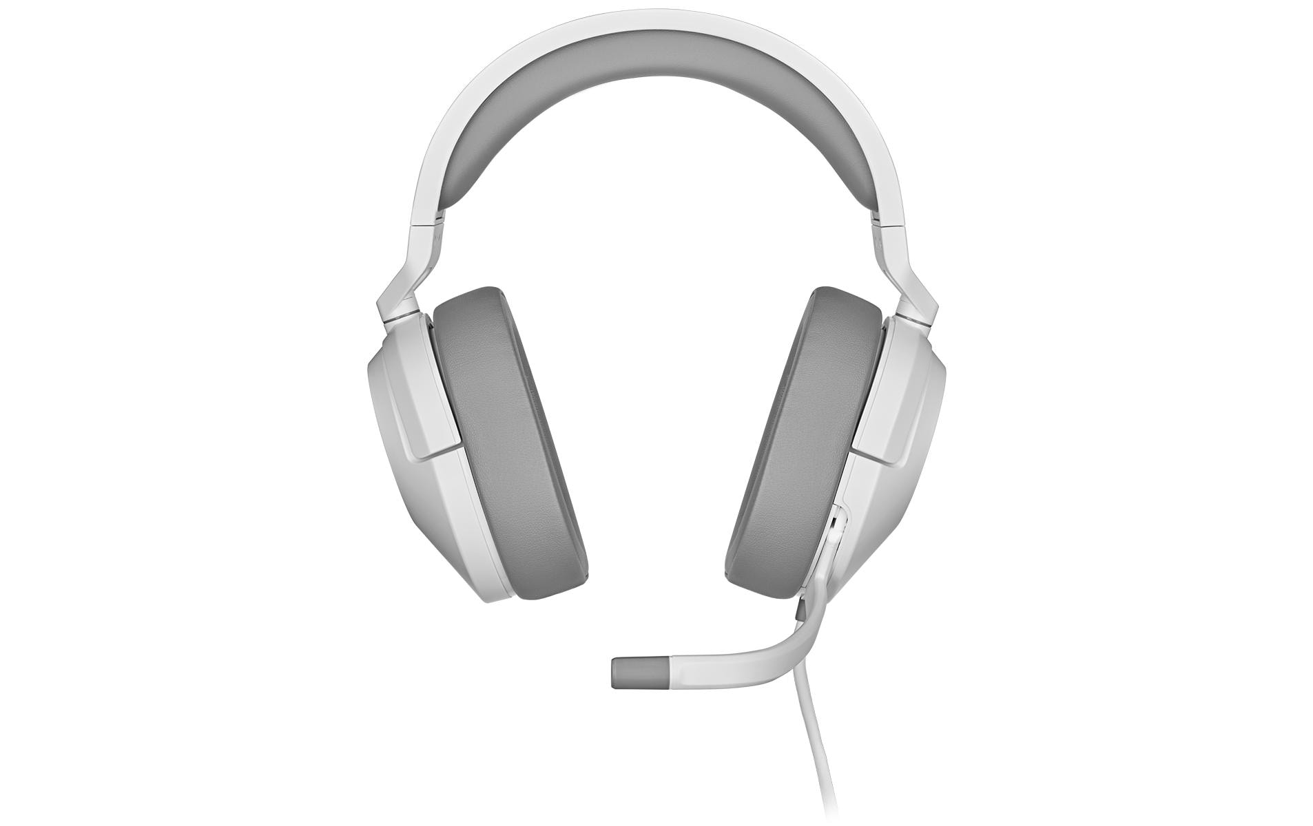 CORSAIR Gaming HS55 STEREO - Headset - ohrumschließend - kabelgebunden - 3,5 mm Stecker - weiß