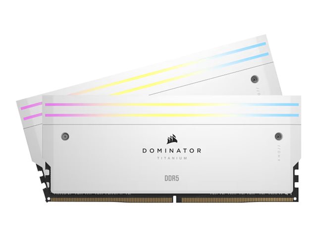 CORSAIR Dominator Titanium RGB - DDR5 - Kit - 64 GB: 2 x 32 GB - DIMM 288-PIN - 6000 MHz / PC5-48000 - ungepuffert