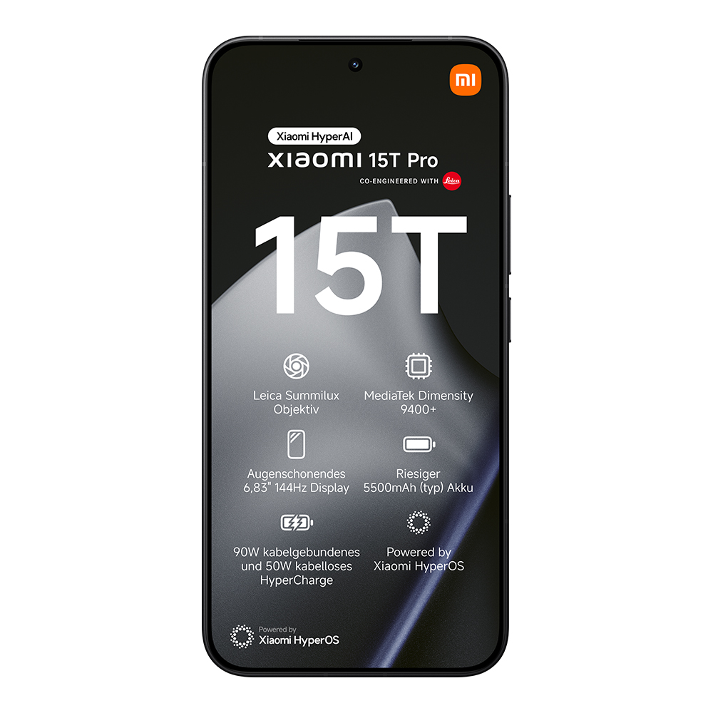 Xiaomi 15T Pro 5G Dual Sim 12GB RAM 512GB - Black