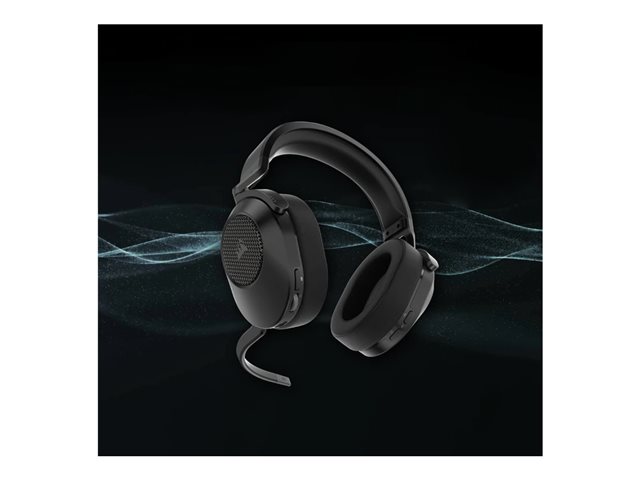 CORSAIR Gaming HS65 WIRELESS - Headset - ohrumschließend - Bluetooth / 2,4 GHz Funkfrequenz - kabellos - Kohle