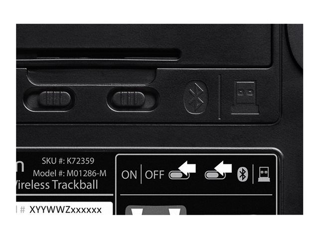Kensington Kabelloser Expert Mouse-Trackball - Trackball - 2.4 GHz
Bluetooth 5.0 LE - Schwarz