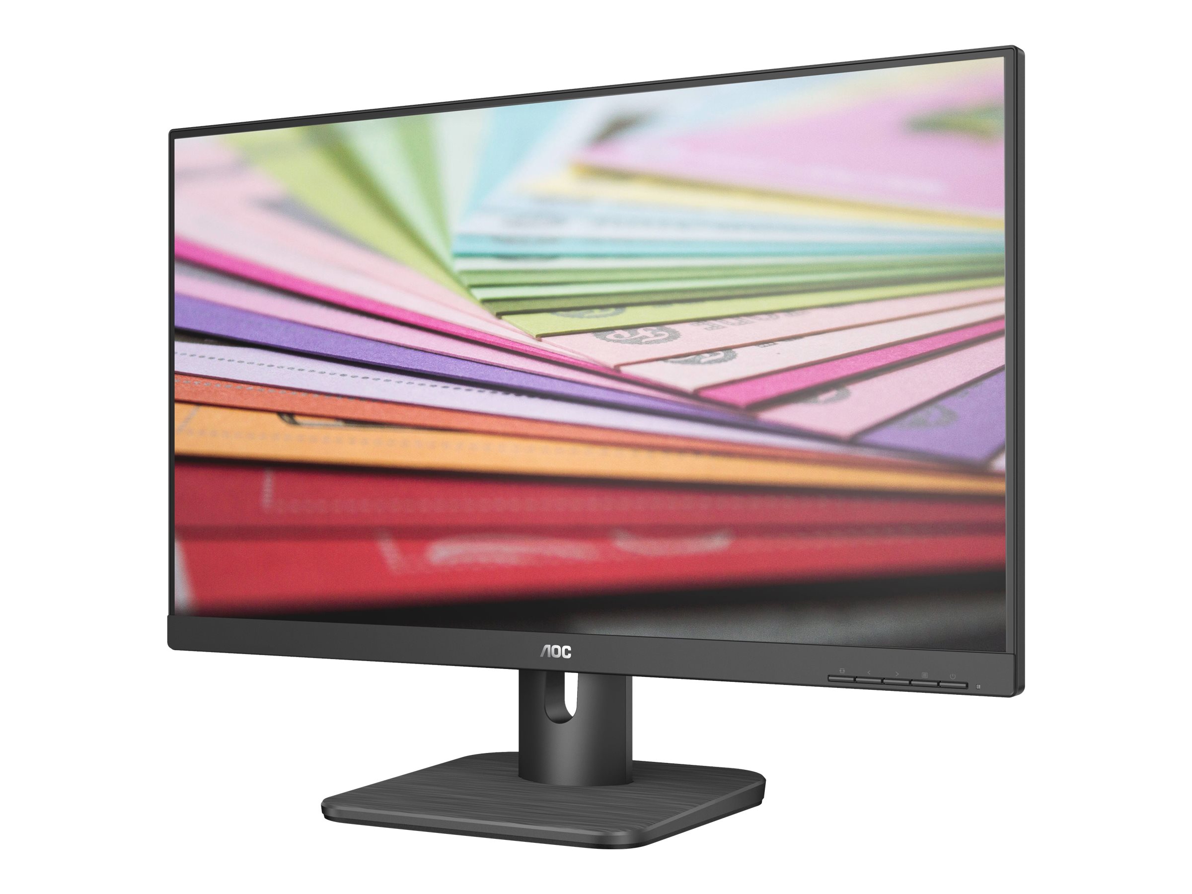 AOC 24E1Q - LED-Monitor - 60.5 cm (23.8") - 1920 x 1080 Full HD (1080p) @ 60 Hz - IPS - 250 cd/m² - 1000:1 - 5 ms - HDMI, VGA, DisplayPort - Lautsprecher