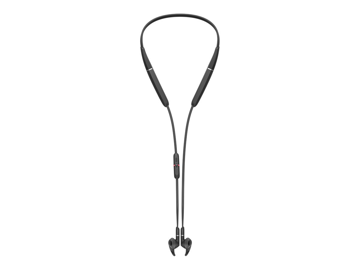 Jabra Evolve 65e MS - Ohrhörer mit Mikrofon - im Ohr - hinter dem Nacken angebracht - Bluetooth - kabellos - USB - Geräuschisolierung