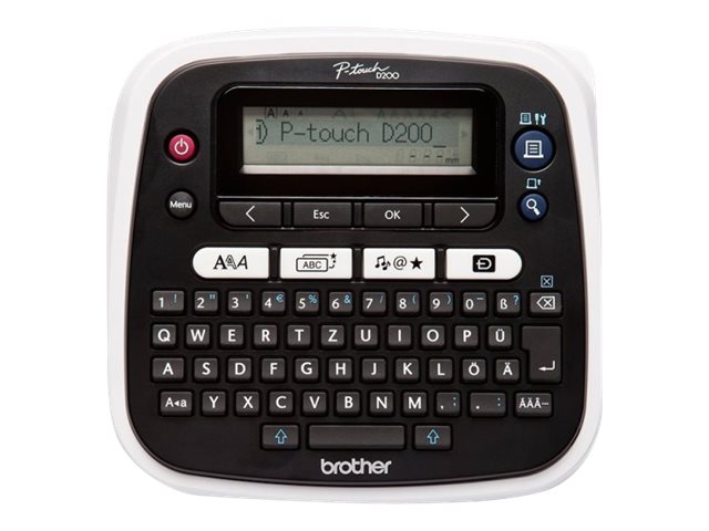 Brother P-Touch PT-D200BWVP - Beschriftungsgerät - s/w - Thermotransfer