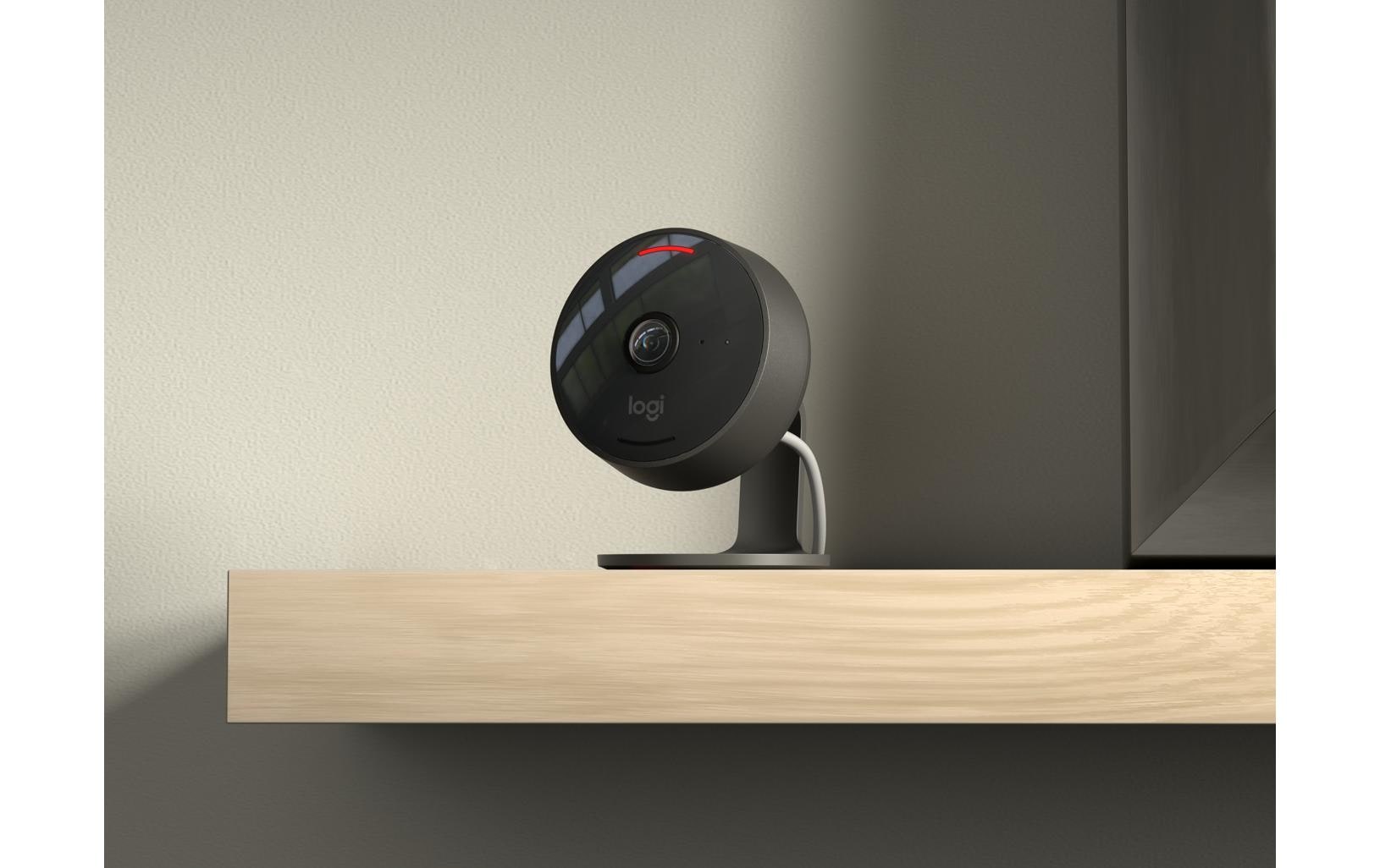 Logitech Circle View - Netzwerk-Überwachungskamera - Außenbereich, Innenbereich - wetterfest - Farbe (Tag&Nacht) - 1920 x 1080 - 1080p - Audio - drahtlos - Wi-Fi