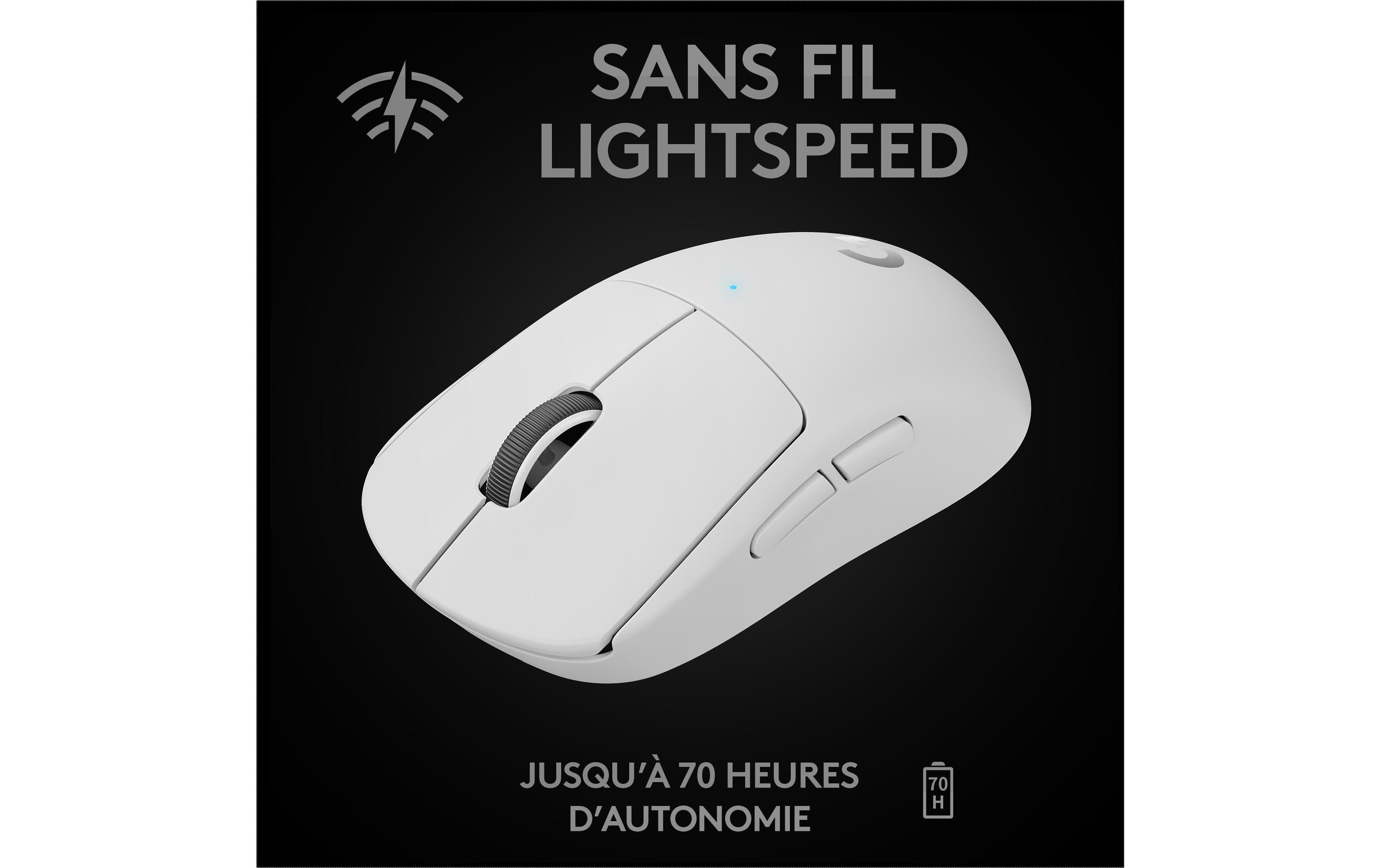 Logitech Gaming-Maus Pro X Superlight Weiss