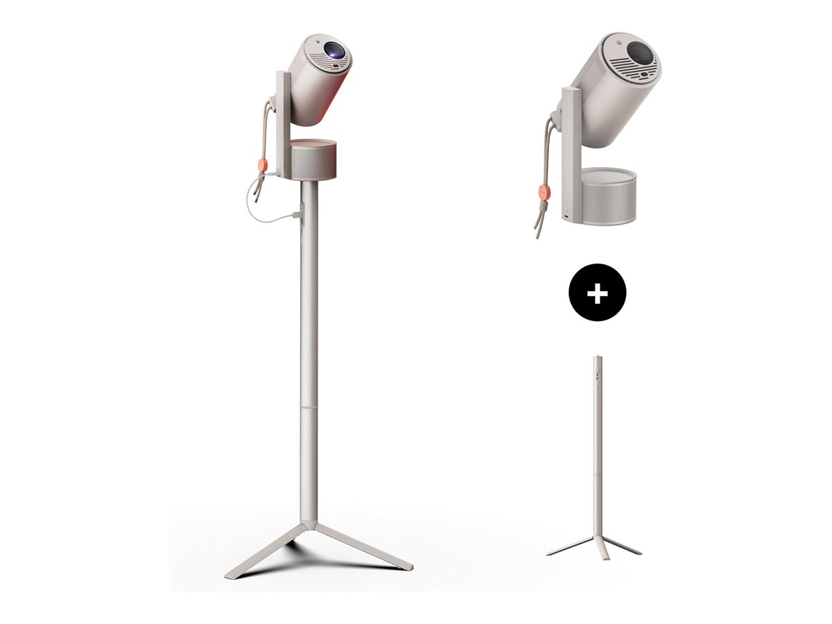 XGIMI MoGo 3 Pro - DLP-Projektor - tragbar - 3D - 802.11a/b/g/n/ac Wireless / Bluetooth 5.0 - mit PowerBase stand