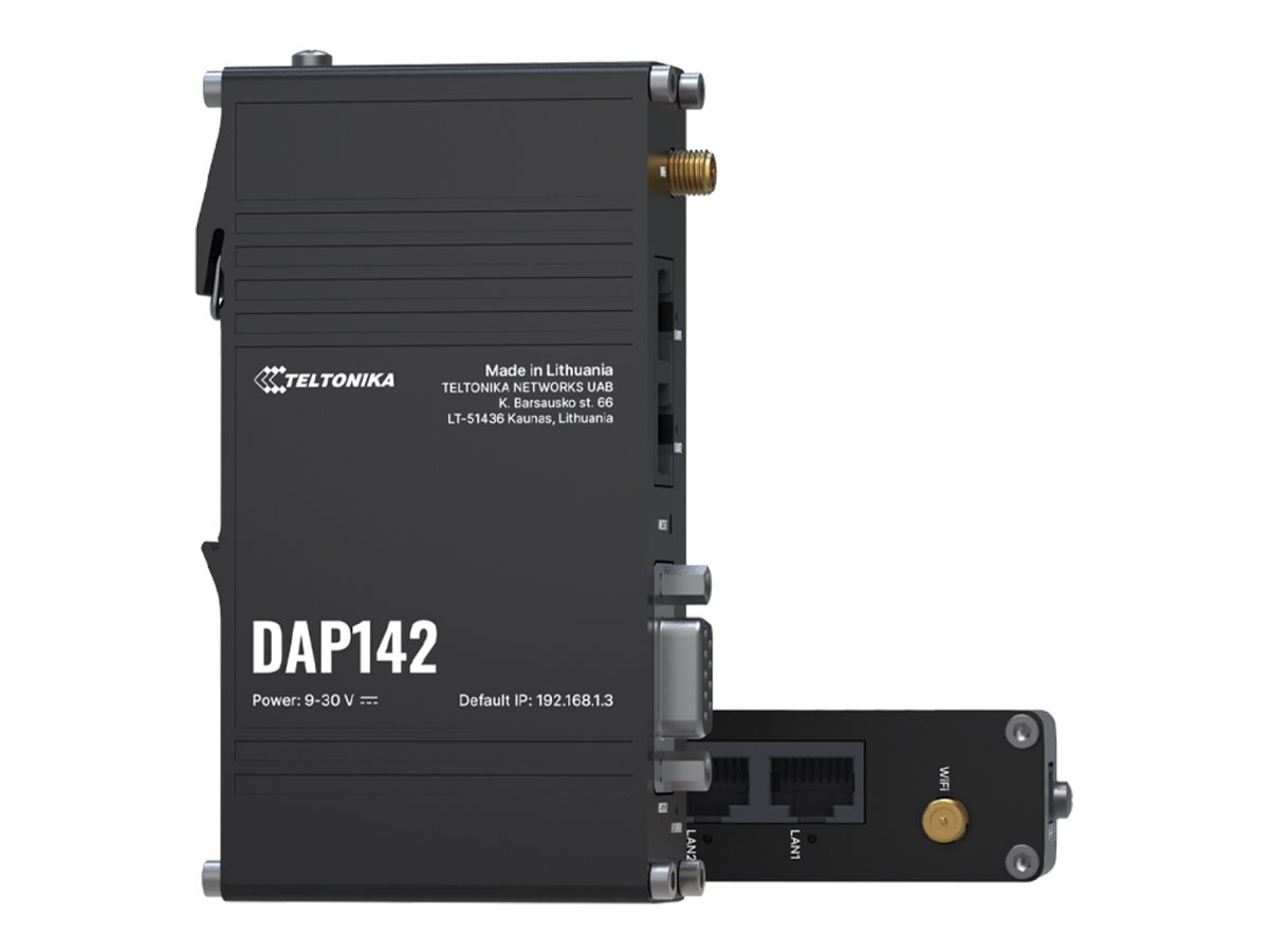 Teltonika DAP142 - Accesspoint - industriell - 100Mb LAN, PPP - Wi-Fi - Wand / DIN-Schienen montierbar