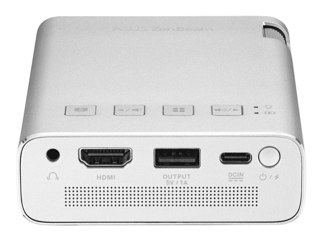 ASUS ZenBeam E1R - DLP-Projektor - Wi-Fi - Silber