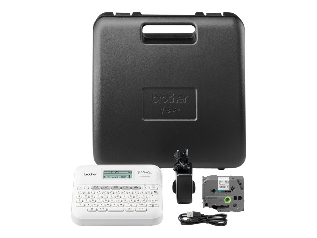 Brother P-Touch PT-D410VP - Beschriftungsgerät - s/w - Thermotransfer