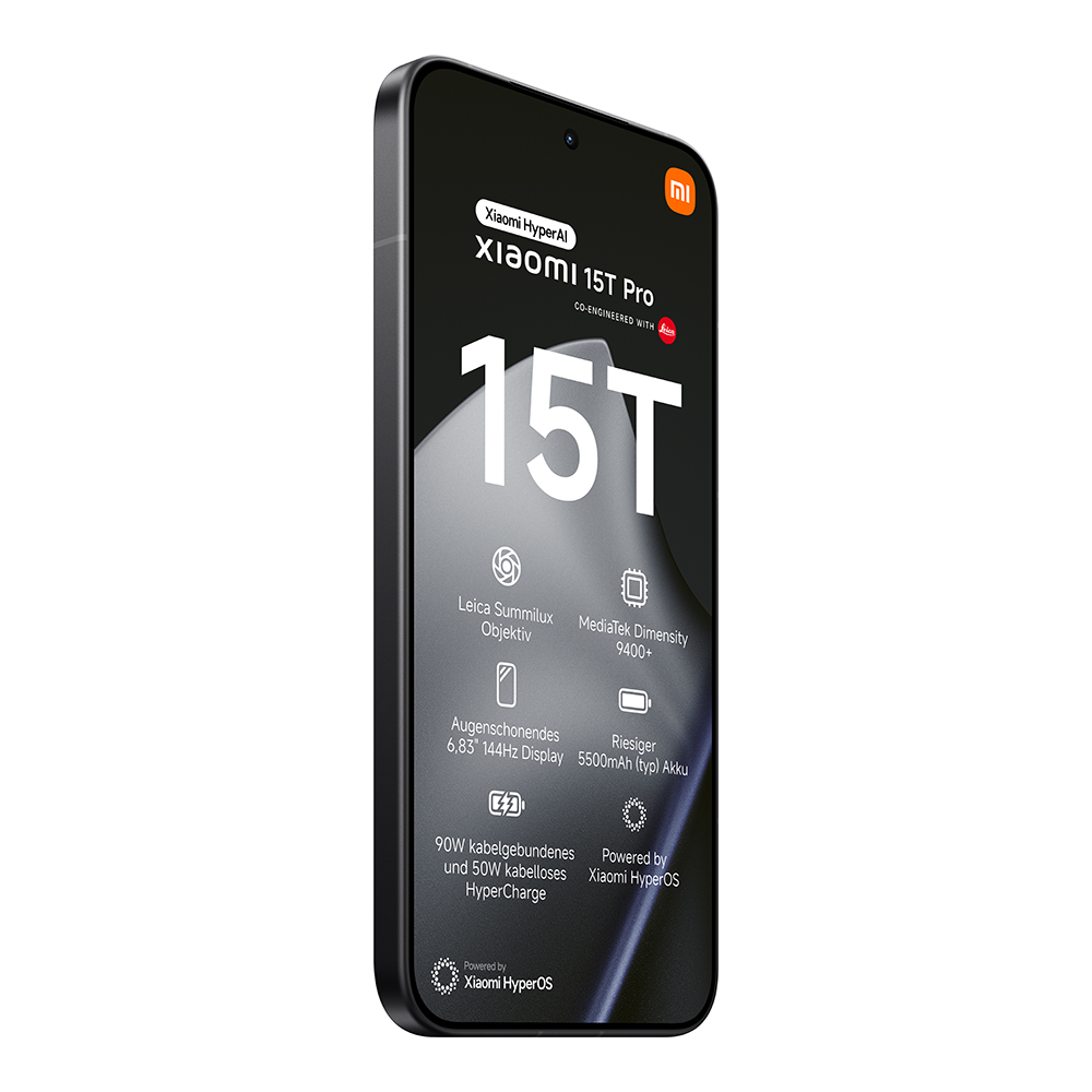 Xiaomi 15T Pro 5G Dual Sim 12GB RAM 512GB - Black