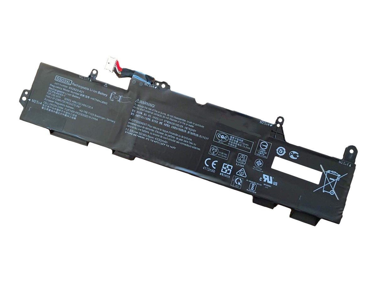 CoreParts - Laptop-Batterie (gleichwertig mit: HP 933321-855, HP 933321-855N, HP SS03XL, HP SS03050XL-PL) - 4.1 Ah - 47 Wh - Schwarz - für HP EliteBook 735 G5, 745 G5, 840 G5; Mobile Thin Client mt44, mt45; ZBook 14u G5