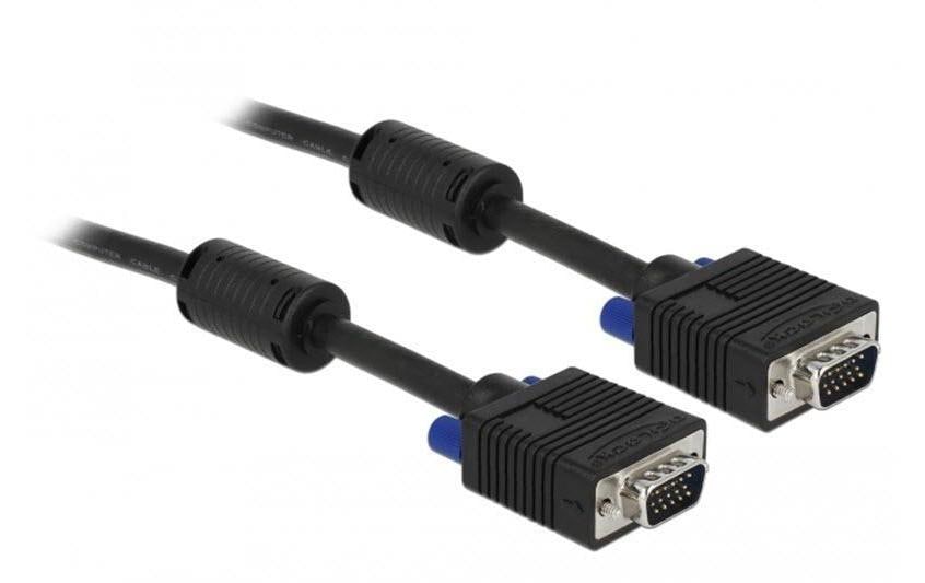 Delock - VGA-Kabel - HD-15 (VGA) (M) zu HD-15 (VGA) (M) - 5 m