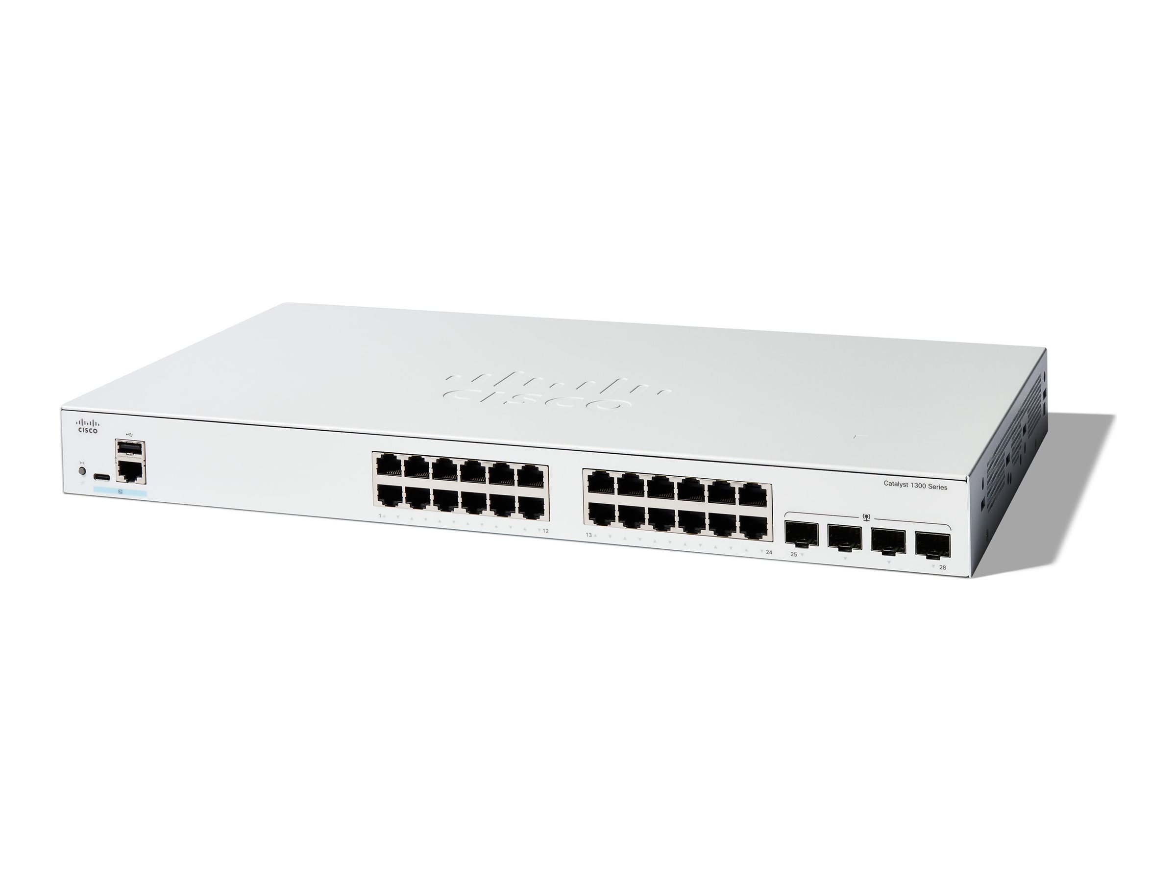Cisco Catalyst 1300-24T-4G - Switch - 24 AnschlÃ¼sse - managed - an Rack montierbar