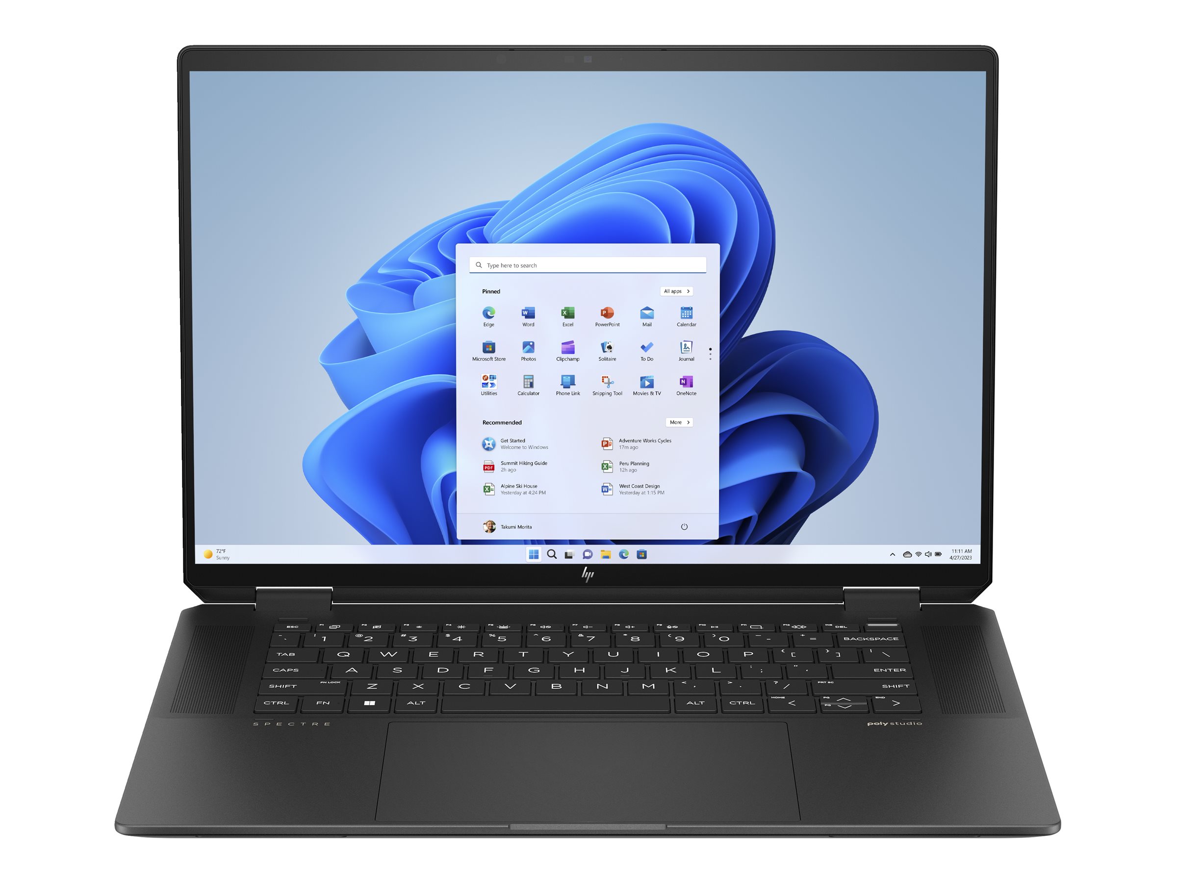 HP Spectre x360 Laptop 16-aa0175ng - 40.6 cm (16") - Core Ultra 7 155H - Evo - 32 GB RAM - 1 TB SSD - Deutsch