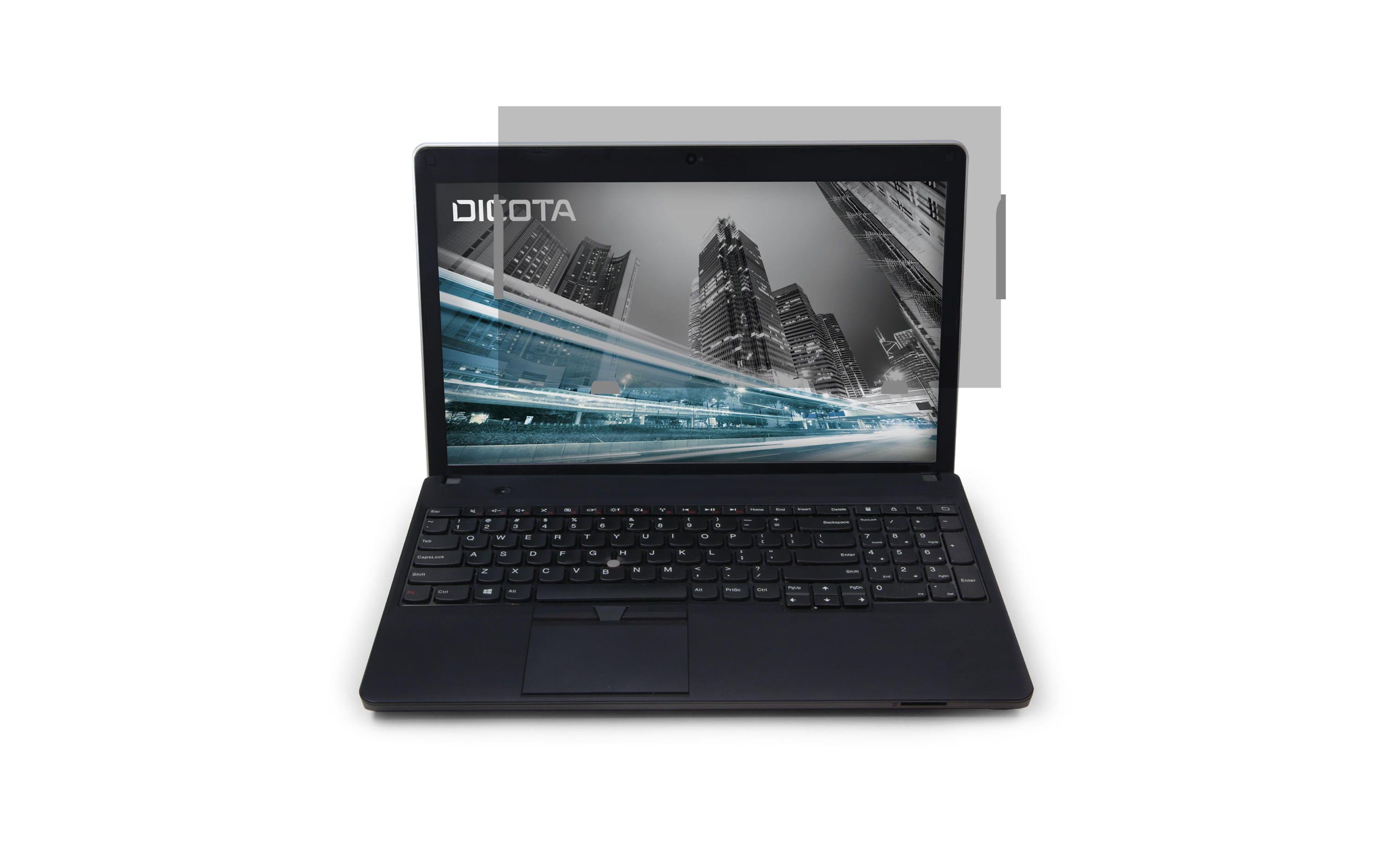 DICOTA - Blickschutzfilter für Notebook - 2-Wege - Halter/Klebepunkte - 33,8 cm Breitbild (13,3 Zoll Breitbild) - Schwarz