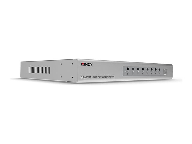 Lindy - KVM-Switch - 8 x KVM port(s) - an Rack montierbar