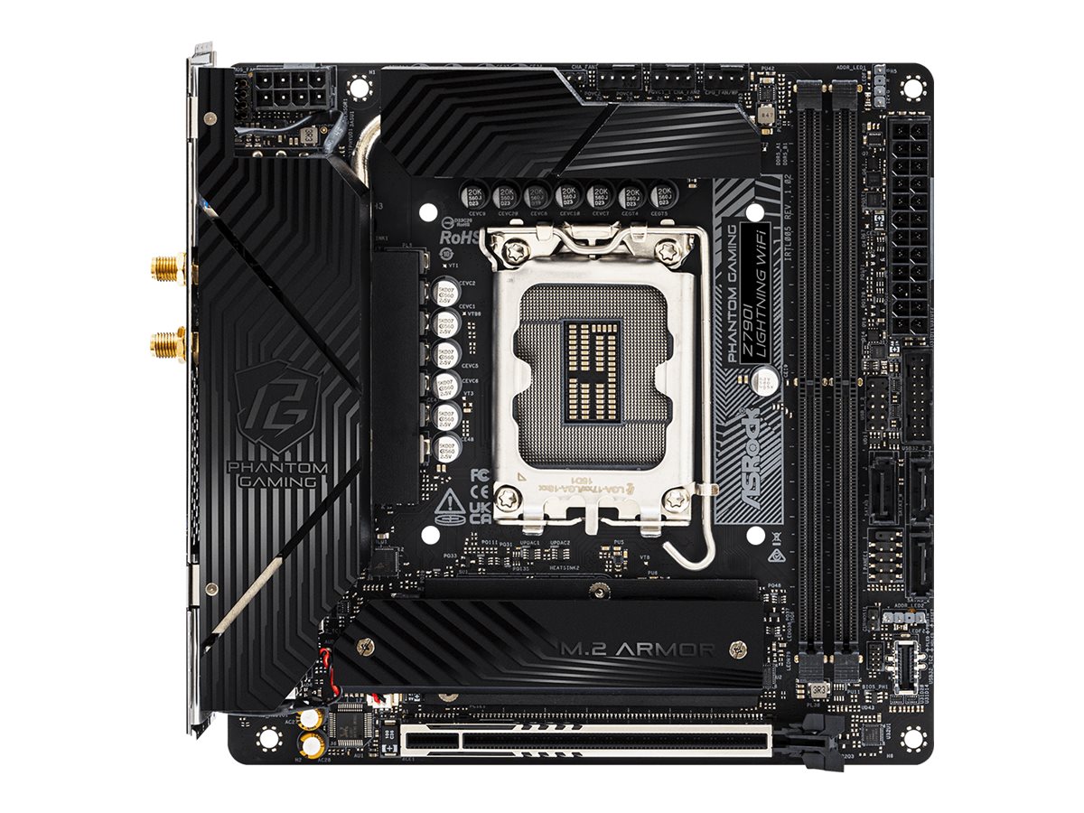 ASRock Phantom Gaming Z790I Lightning WiFi - Motherboard - Mini-ITX - LGA1700-Sockel - Z790